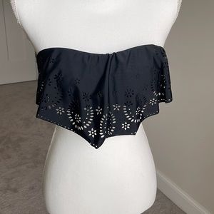 Black bathing suit top